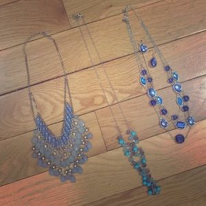 Blue Bundle Necklaces